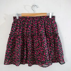 Multi Colour Printed Casual Skirt (Women's)