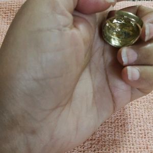 Vintage Style ANTI TURNISH BRASS Finish Ring