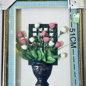 Flower Glass Wall Frame