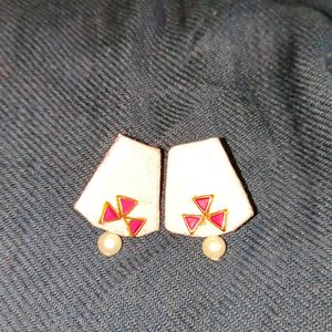 Handmade Fabric Studs