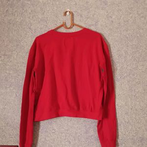 Red  Full sleeves T- shirt(Women)