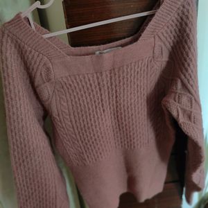 Imported Crop Sweater