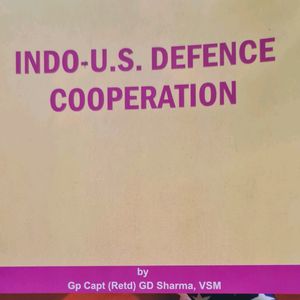 Book 'Indo-U.S. Defence Cooperation' by GD Sharma