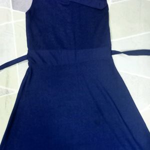 Navy Blue Western Gown