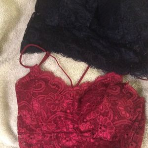 Unused New Lace Bralette Combo