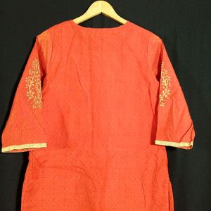 Coral Printed Kurta (Women's)