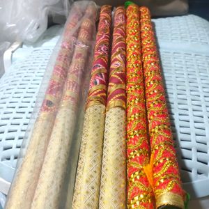 New Garba 3 Pair Sticks Dandiya Total 6