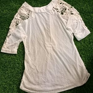 Designer Off White Net Top