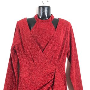 Red Partywear Dress(Women’s)