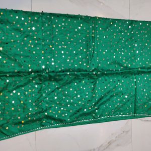 💚Women's Sequined Georgette Fancy Saree