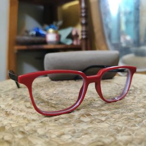 Vincent Chase Red Rectangle Eye Glasses