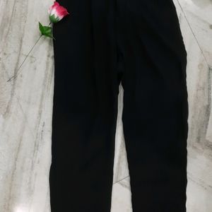 Black Straight Pants