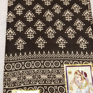 Pure Chandre Cotton Saree