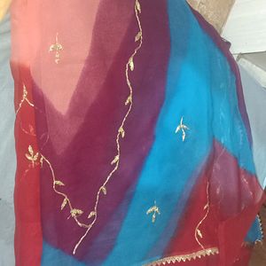 Gujarat Rajputi Saree Multi Colour