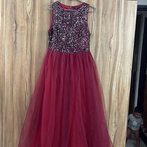 Red Sequin Dress