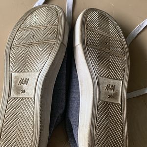 Fixed Price H & M   Shoes With White Lace