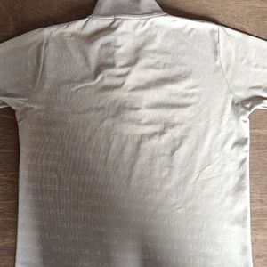 Balenciaga Collor Neck Half T Shirt