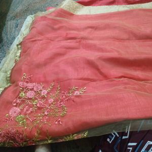 Saree New With Attached Blouse Piece