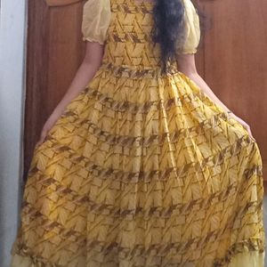 Frills light weight frock