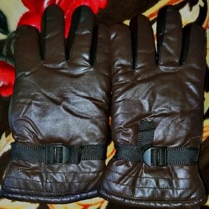 Leather Full Finger Gloves For Men