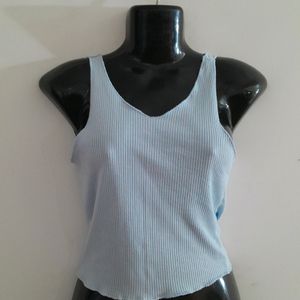 Light Blue Crop Top (Women's)