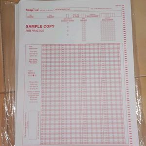 OMR SHEETS - 105 LOOSE SHEET (A4 SIZE)