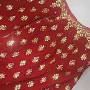 Velvet Bridal Lehenga Very Brand New