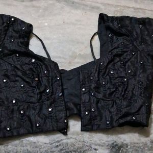 Black Mirror Design Blouse