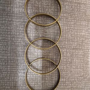 4 Golden Bangles