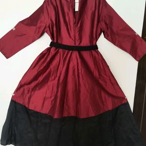 Shae By Sassafras, Charming Maroon Dress