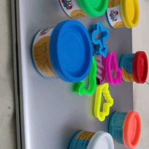 Clay Dough pack Of 6 With Tools