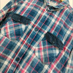 Original Denim Men's Blue Striped Shirt Size 42