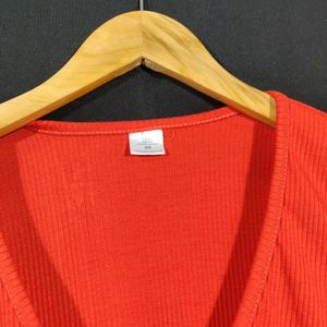 Orange Cropped Top ( Women)