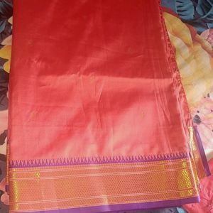 Women Silk Saree With Stitched Blouse