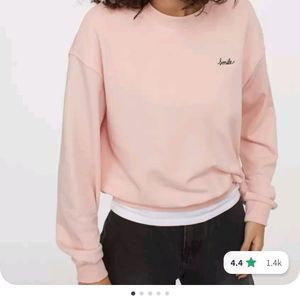 H&M Women Pink Sweatshirt ❗ NEGOTIABLE PRICE ❗