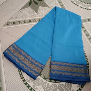 Special Borderline Saree With Unstitched Blouse