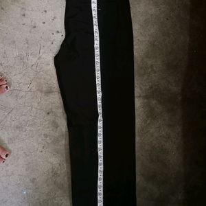 Stitched Men's Black Pant