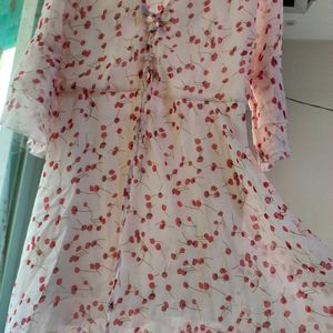 Flowy Flowers Print Dress