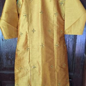 Mustard Color kurta