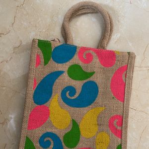 Small Carrying Bag / Kids Jute Lunch Box