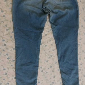 Fade Blue Straight Fit Jeans 32 Waist