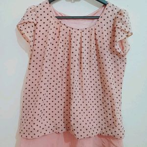 Beautiful Peach Pink Top