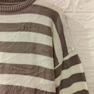 Mauve Stripes Pullover