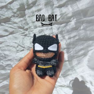 Crochet Batman Keychain!