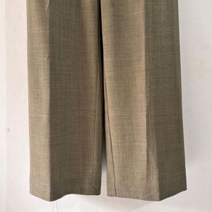 Imported Textured Olive Pants