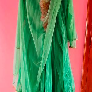 Sea Green Anarkali