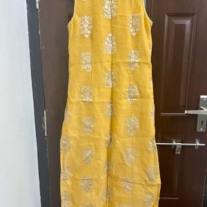 Beautiful haldi color party kurta for sale!!