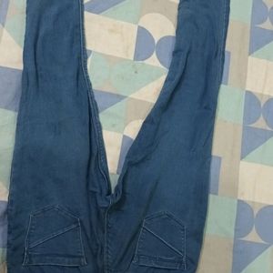 Women Blue Strechable Jeans