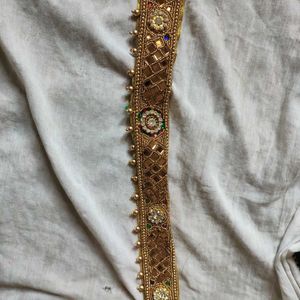 Golden Saree Belt