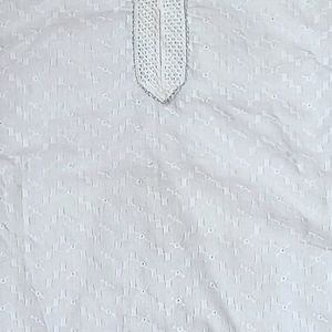 White Kurta Top